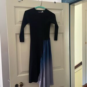 Stylish Black and Blue DressDesigner Dress Dalia MacPhee